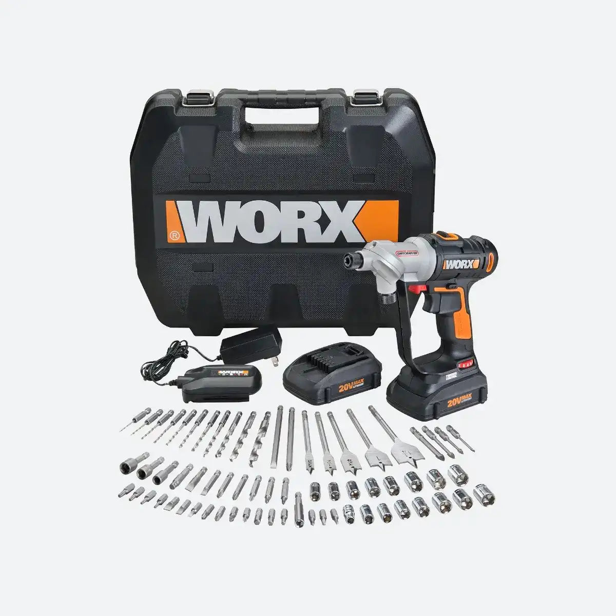 20V Power Share Switchdriver Cordless Drill & Driver w/ 67 pc. Kit (Discontinued)