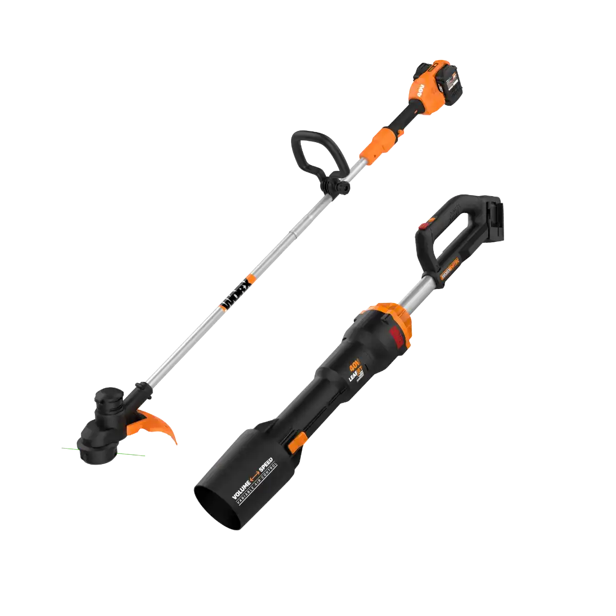 40V 13" Grass Trimmer & 40V Nitro LeafJet Leaf Blower 2PC Combo Kit