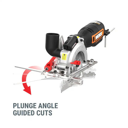 WorxSaw XL 4.5" Compact Electric Circular Saw with 6 Blades (Discontinued)