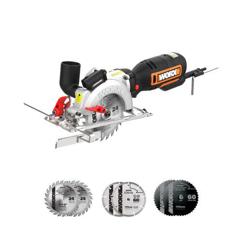 WorxSaw XL 4.5" Compact Electric Circular Saw with 6 Blades (Discontinued)