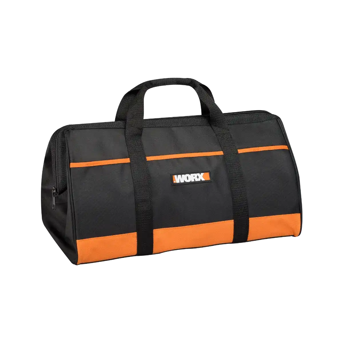 Large Zippered Tool Tote with Interior and Exterior Pockets