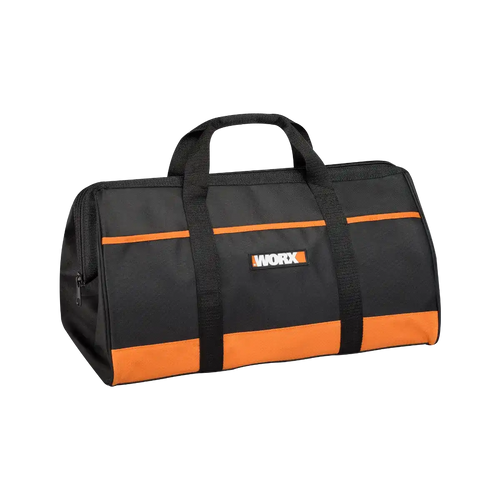 Large Zippered Tool Tote with Interior and Exterior Pockets