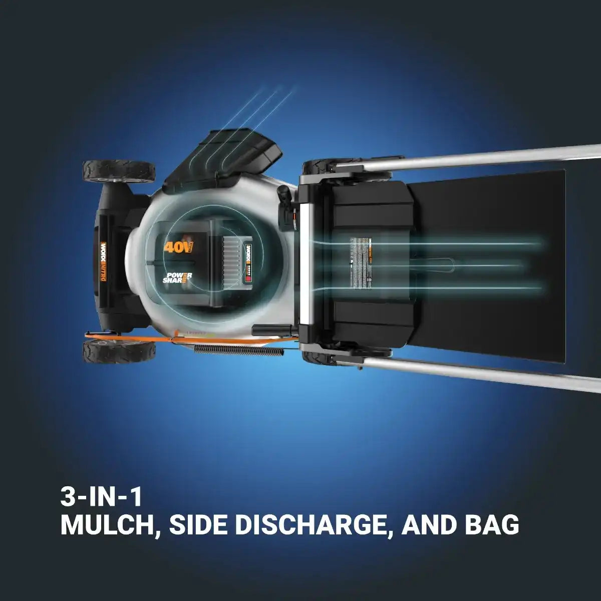 40V 21'' brushless lawn mower