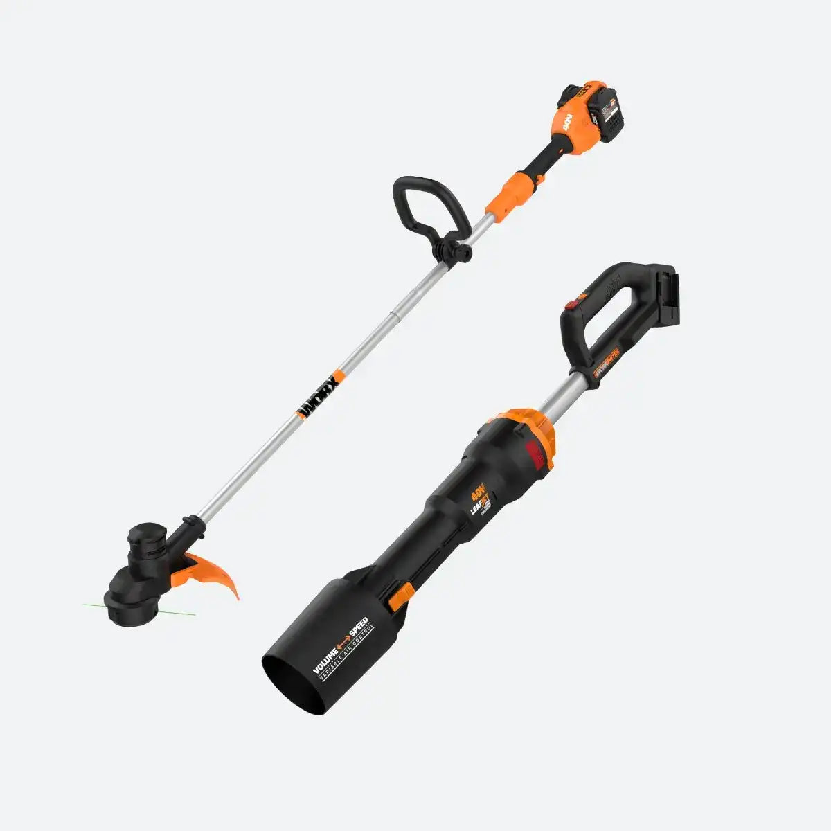 40V 13" Grass Trimmer & 40V Nitro LeafJet Leaf Blower 2PC Combo Kit