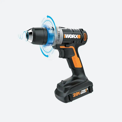 20V Power Share Ai Drill & Driver with 55PC Storage Box Kit