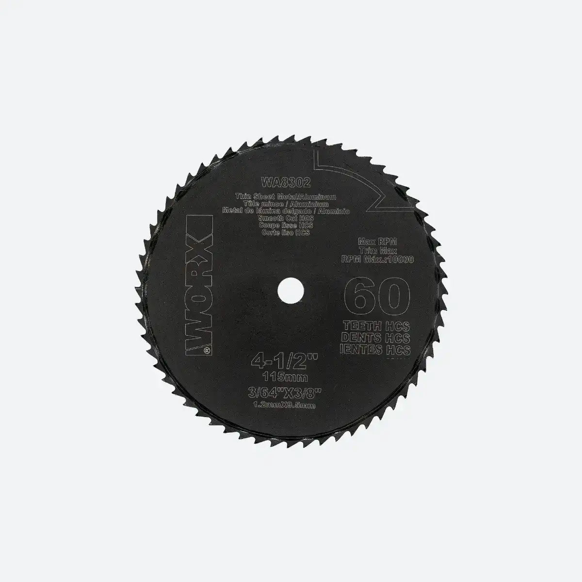 4-½" 3pc WORXSAW Blade Kit