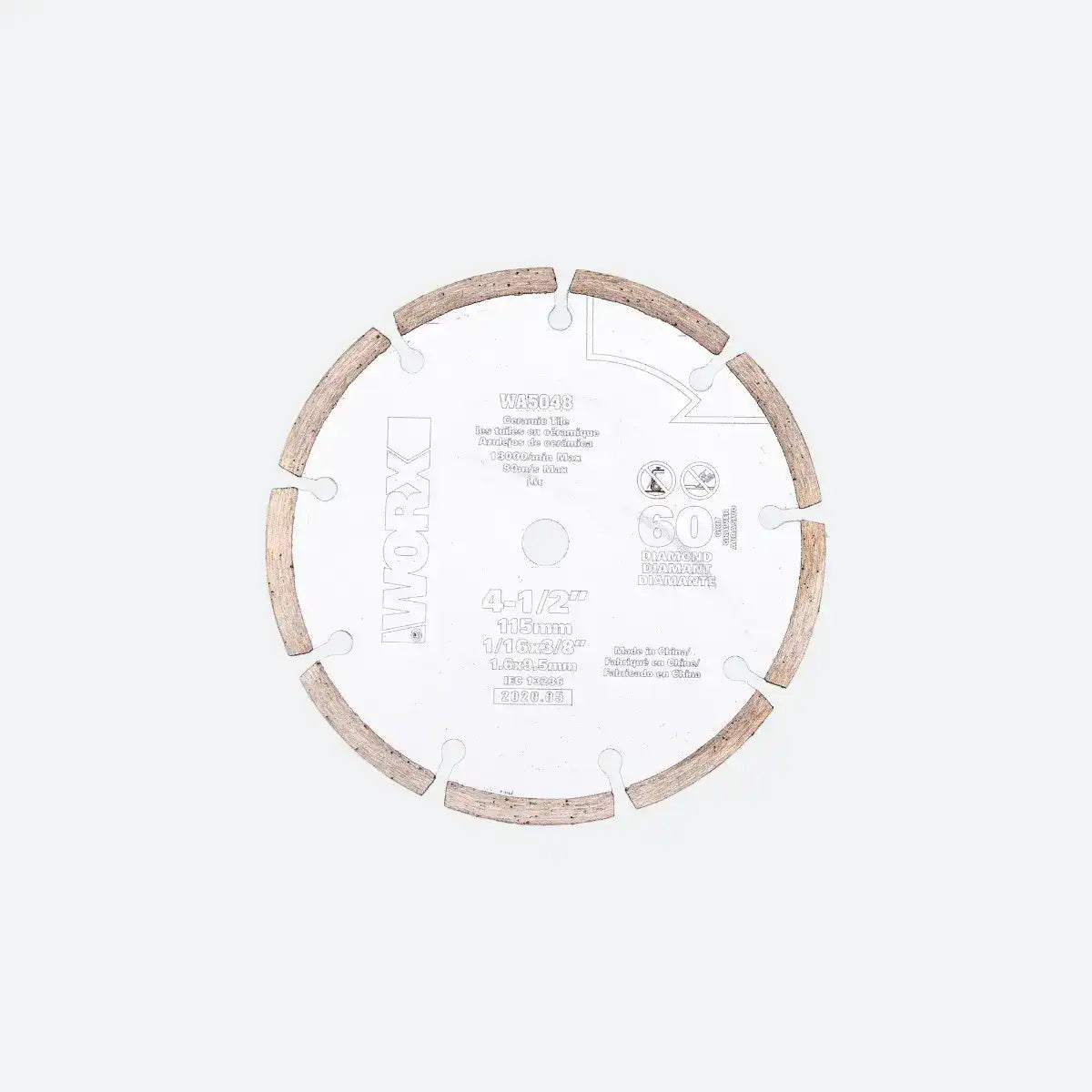 4-½" 3pc WORXSAW Blade Kit