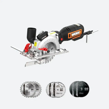 WorxSaw XL 4.5" Compact Electric Circular Saw with 6 Blades (Discontinued)