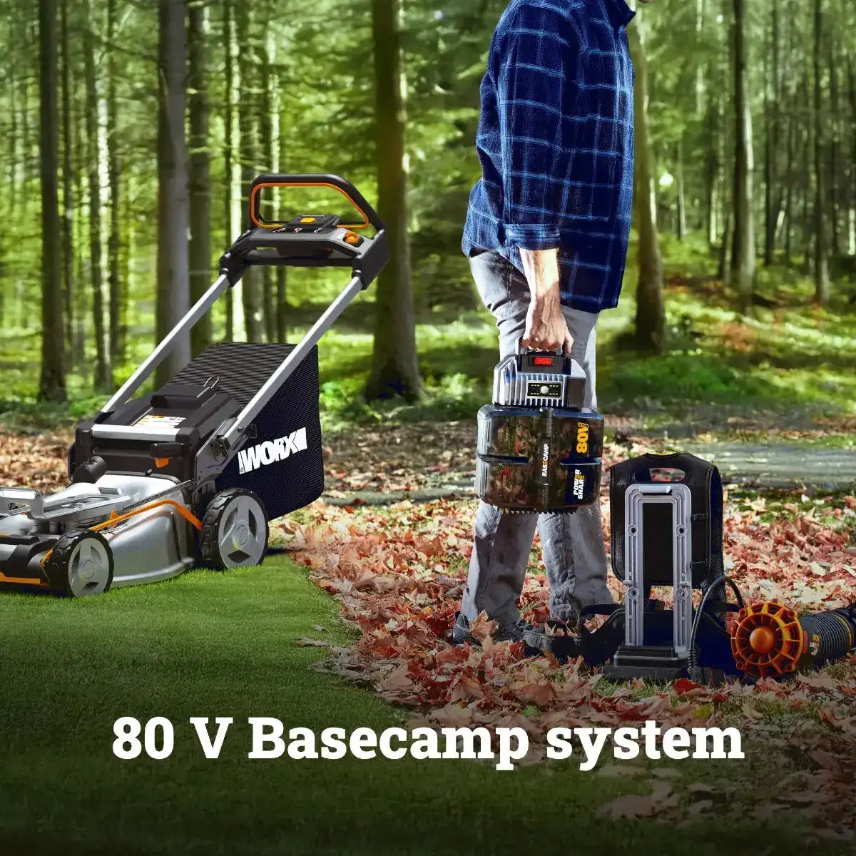80V 21” brushless self-propelled lawn mower