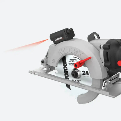 6.5 Amp WORXSAW 4.5" Corded Compact Circular Saw