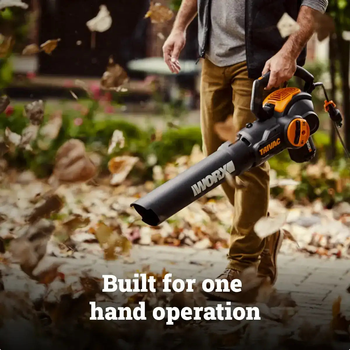 12 Amp 600 CFM 70 MPH leaf blower /mulcher / vacuum