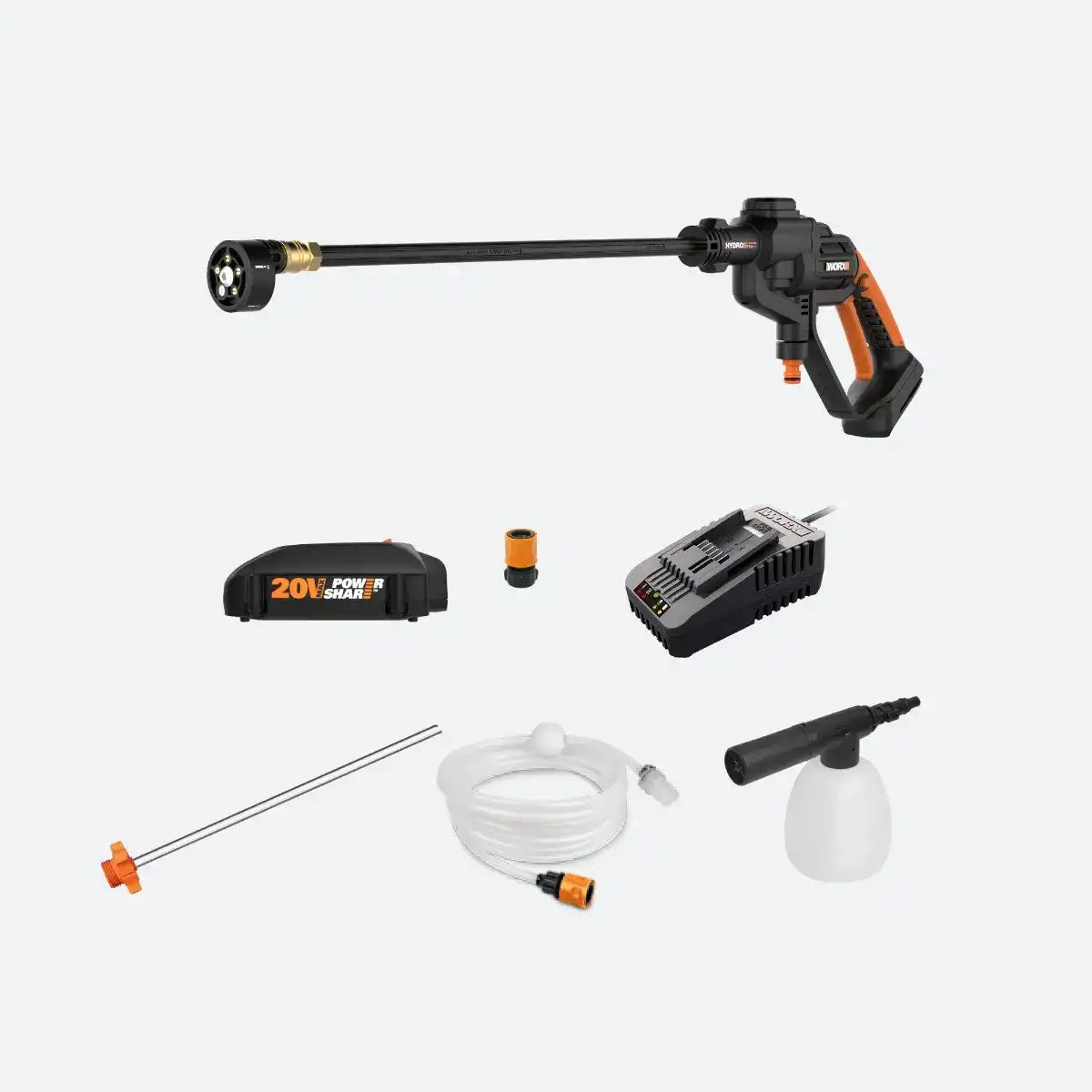 20V 2.0Ah Hydroshot Portable Power Cleaner w/ Cleaning Kit (Discontinued)