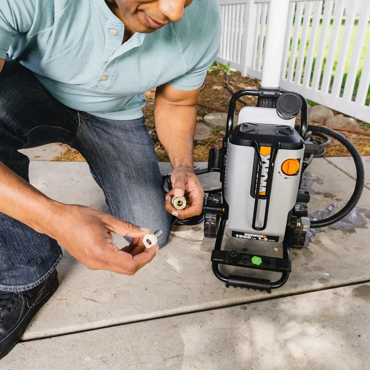 13 Amp 1900 PSI 1.2 GPM pressure washer