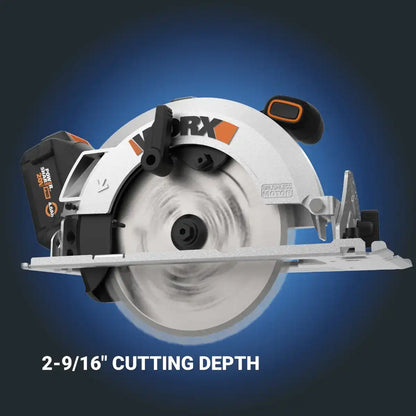 20V 7-1/4" brushless circular saw