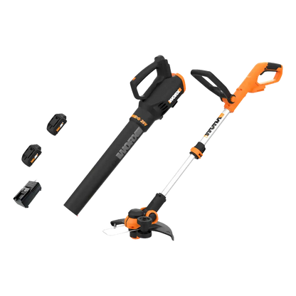 20V Power Share Cordless 12" String Trimmer/Edger & Turbine Blower Combo Kit with 1hr Charger (Discontinued)