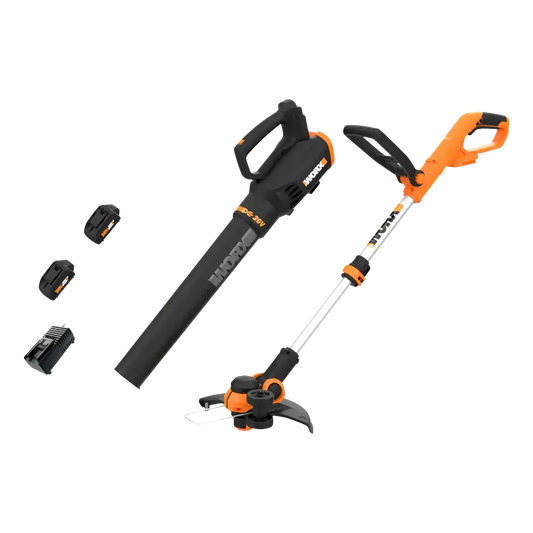 20V Power Share Cordless 12" String Trimmer/Edger & Turbine Blower Combo Kit with 1hr Charger (Discontinued)