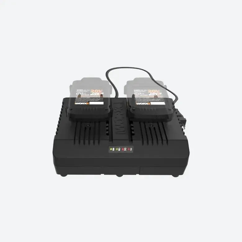 Two 5.0Ah Batteries and Dual Port Quick Charger Kit