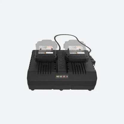 Two 5.0Ah Batteries and Dual Port Quick Charger Kit