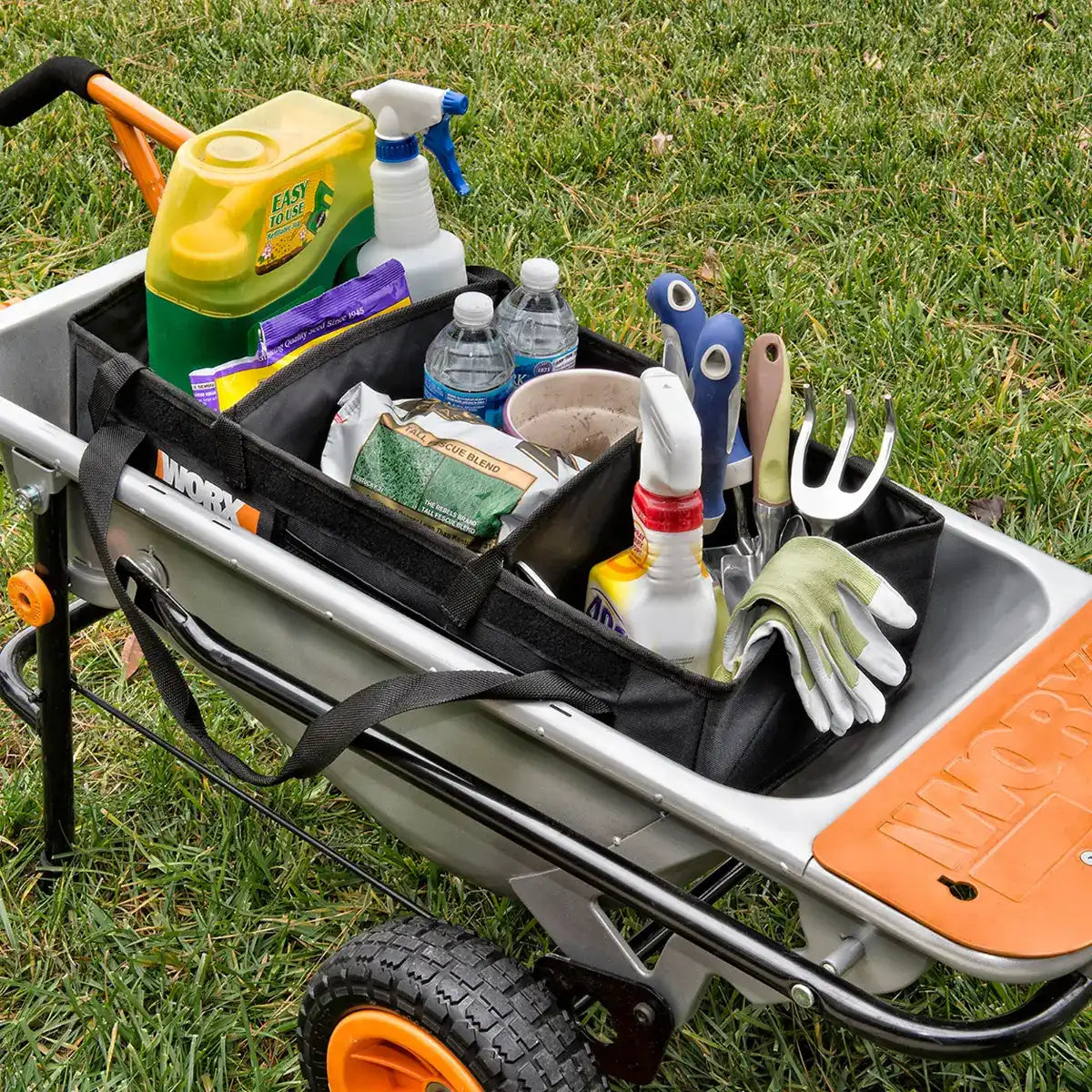 Aerocart Wheelbarrow Tub Organizer