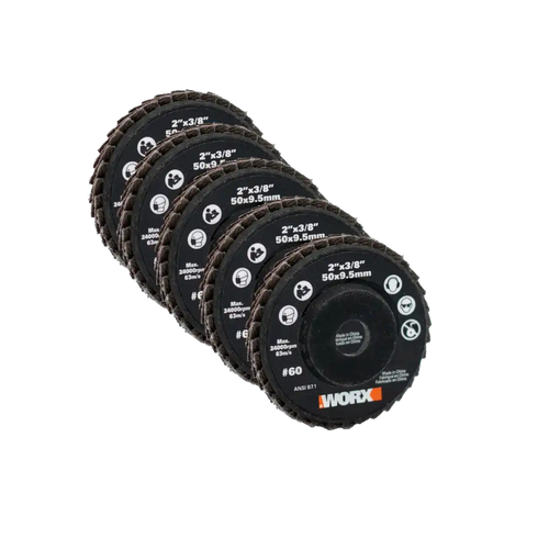2" MAKERX 60G Flap Sanding Wheels (5PC)