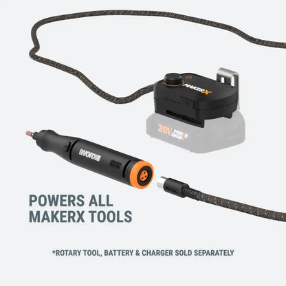 20V MAKERX HubX Power Source & Tool Adapter with USB Port