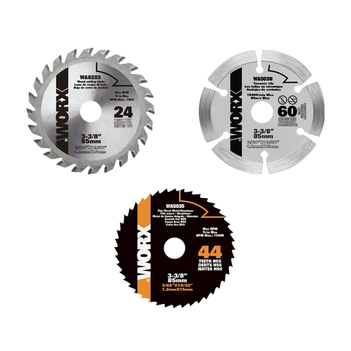 VersaCut 3pc Variety cutting Blade Set