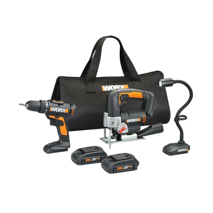 20V Power Share Drill & Jigsaw with Flex Light (Discontinued)