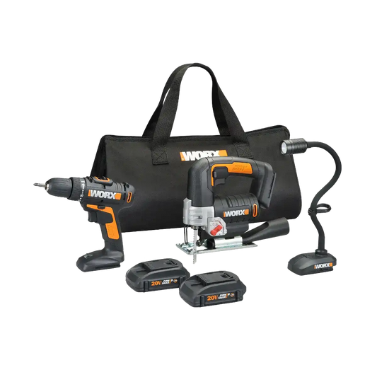 20V Power Share Drill & Jigsaw with Flex Light (Discontinued)