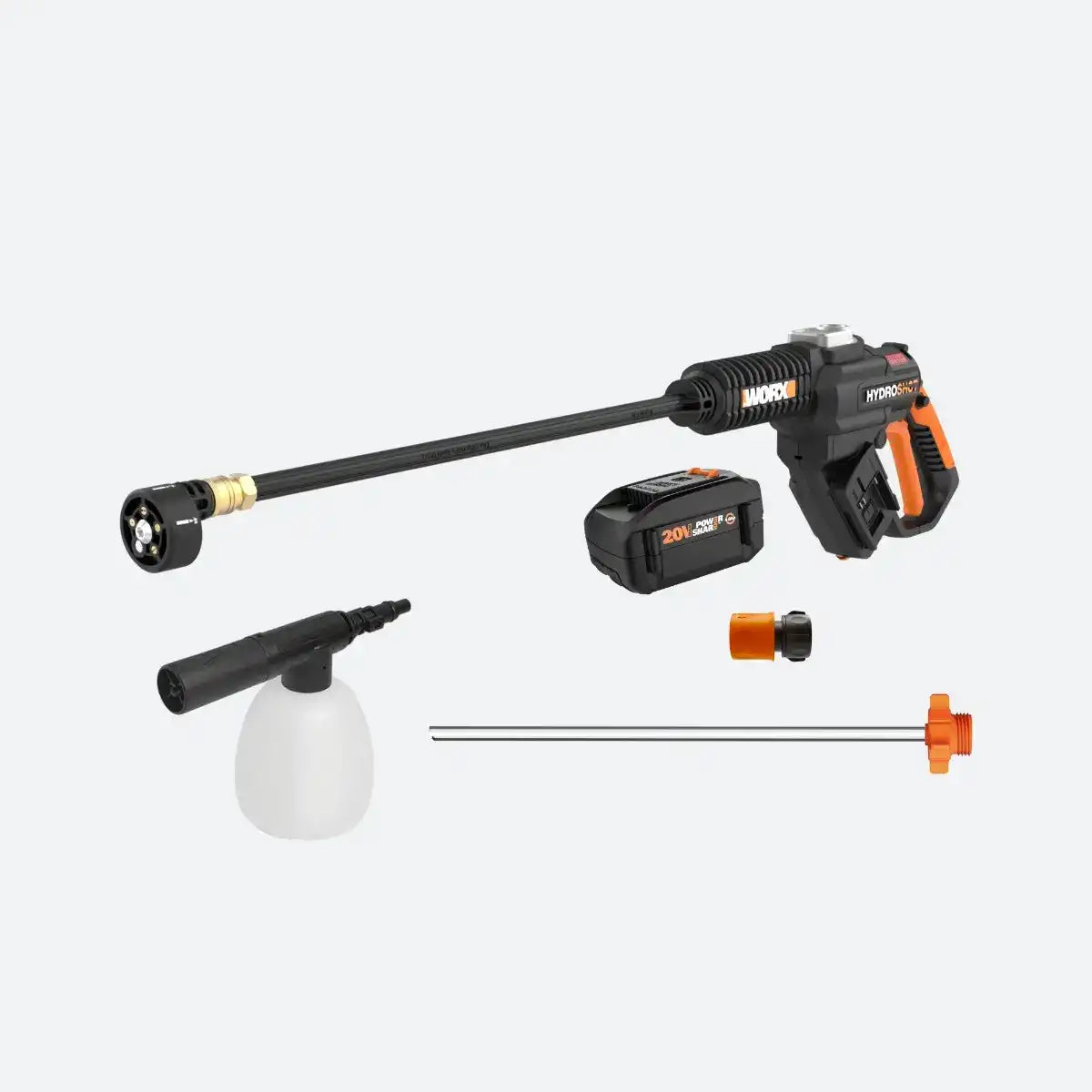 20V Power Share Hydroshot Portable Power Cleaner w/ Cleaning Accessories and 4.0Ah Battery