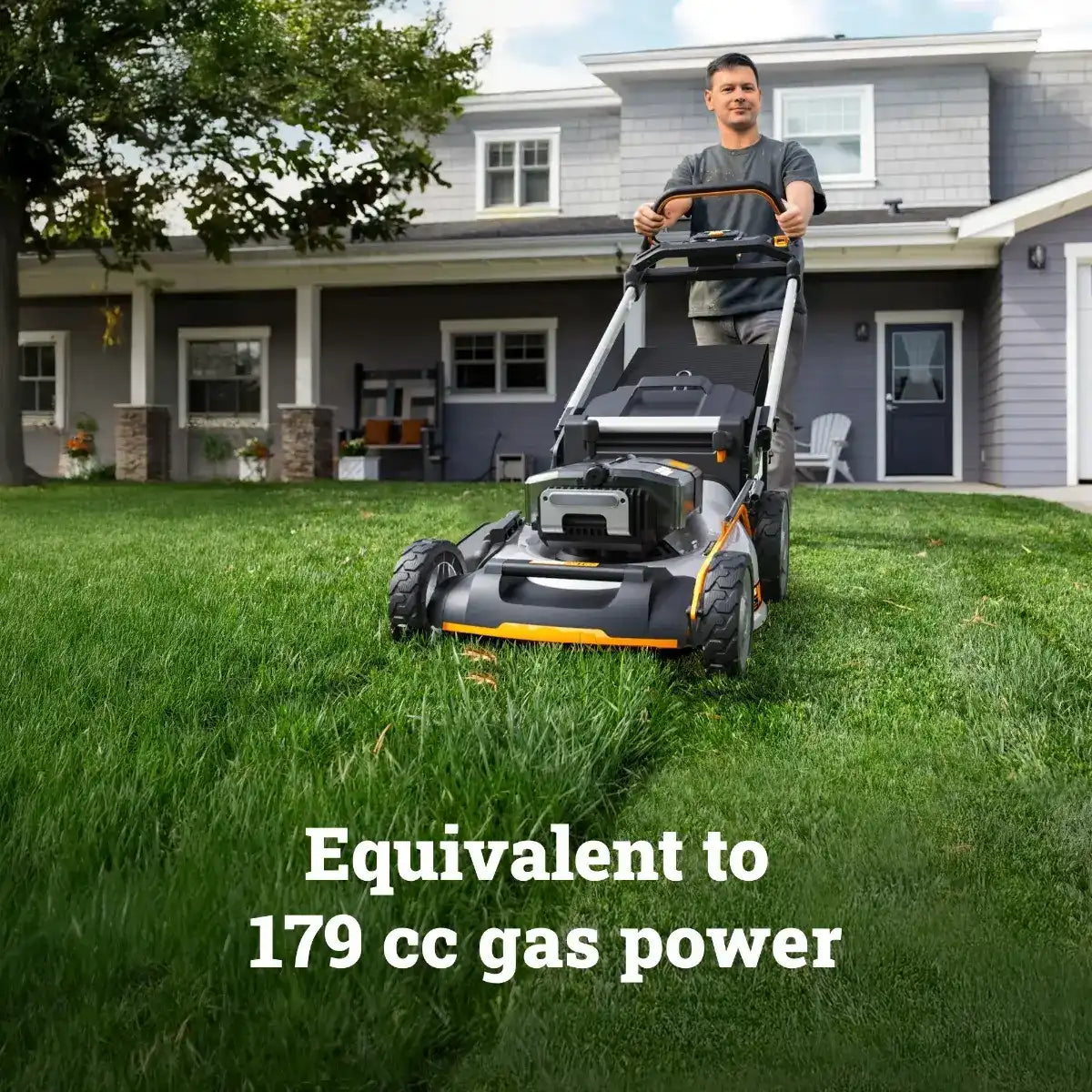 80V 21” brushless self-propelled lawn mower