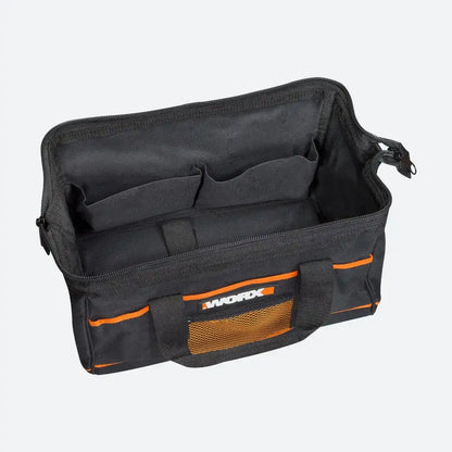 Zippered Tool Bag with Interior and Exterior Pockets