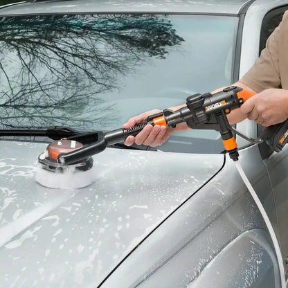 Hydroshot Adjustable Automotive Power Scrubber (Soft Bristles)