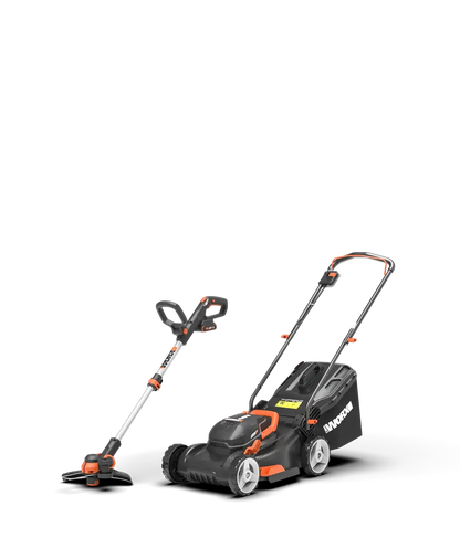40V 17" Cordless Lawn Mower & 20V GT 3.0 12" Cordless String Trimmer/Wheeled Edger Combo Kit
