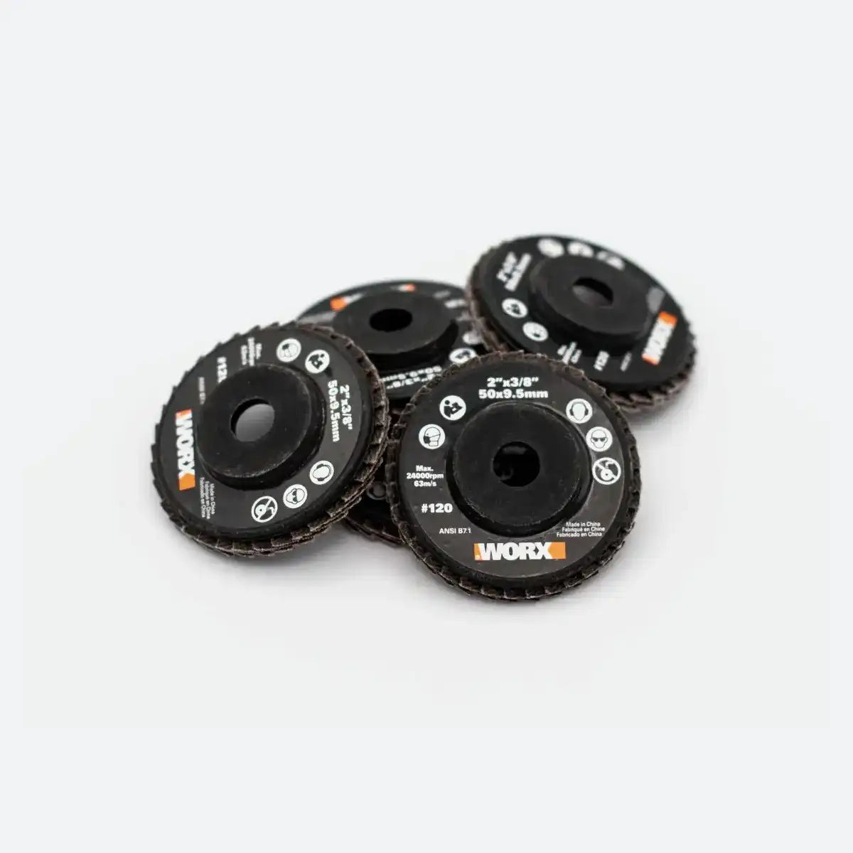 2" MAKERX 120G Flap Sanding Wheels (5PC)