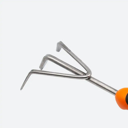 3-tine hand garden cultivator