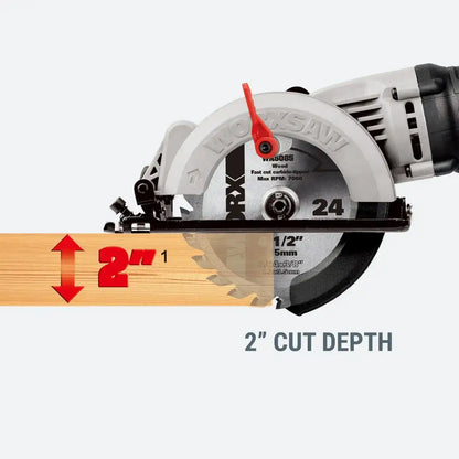 4-1/2" WORXSAW 4 Amp Compact Circular Saw