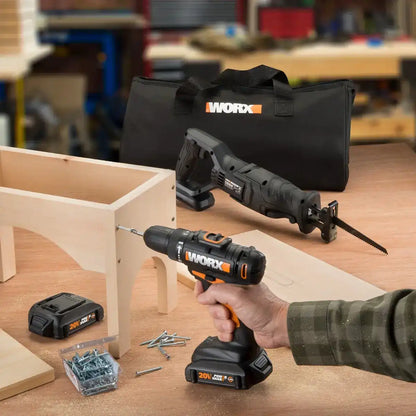 20V Power Share Drill & Reciprocating Saw Combo Kit (Discontinued)