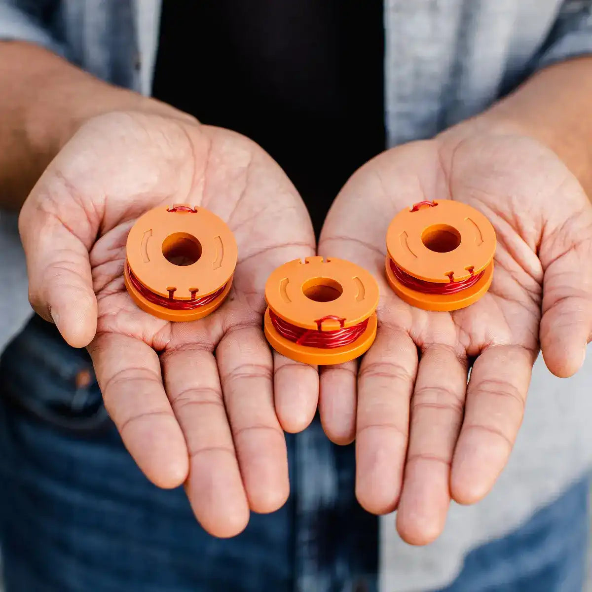 3pc Replacement Trimmer Line and Spool Cap