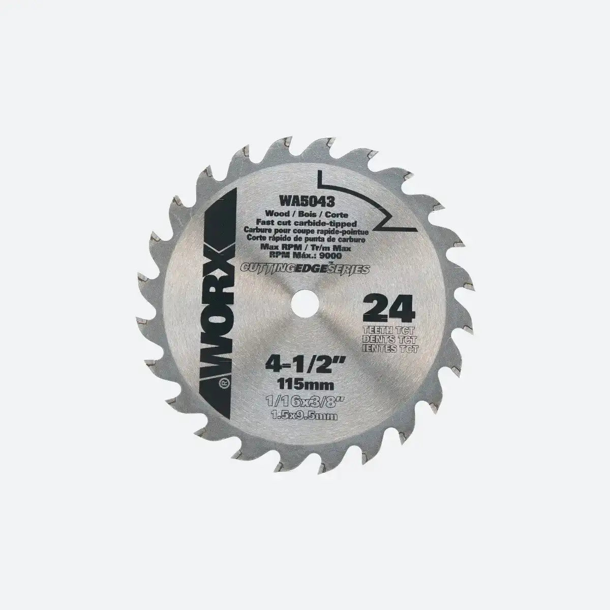 4-½" 3pc WORXSAW Blade Kit