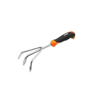 3-tine hand garden cultivator