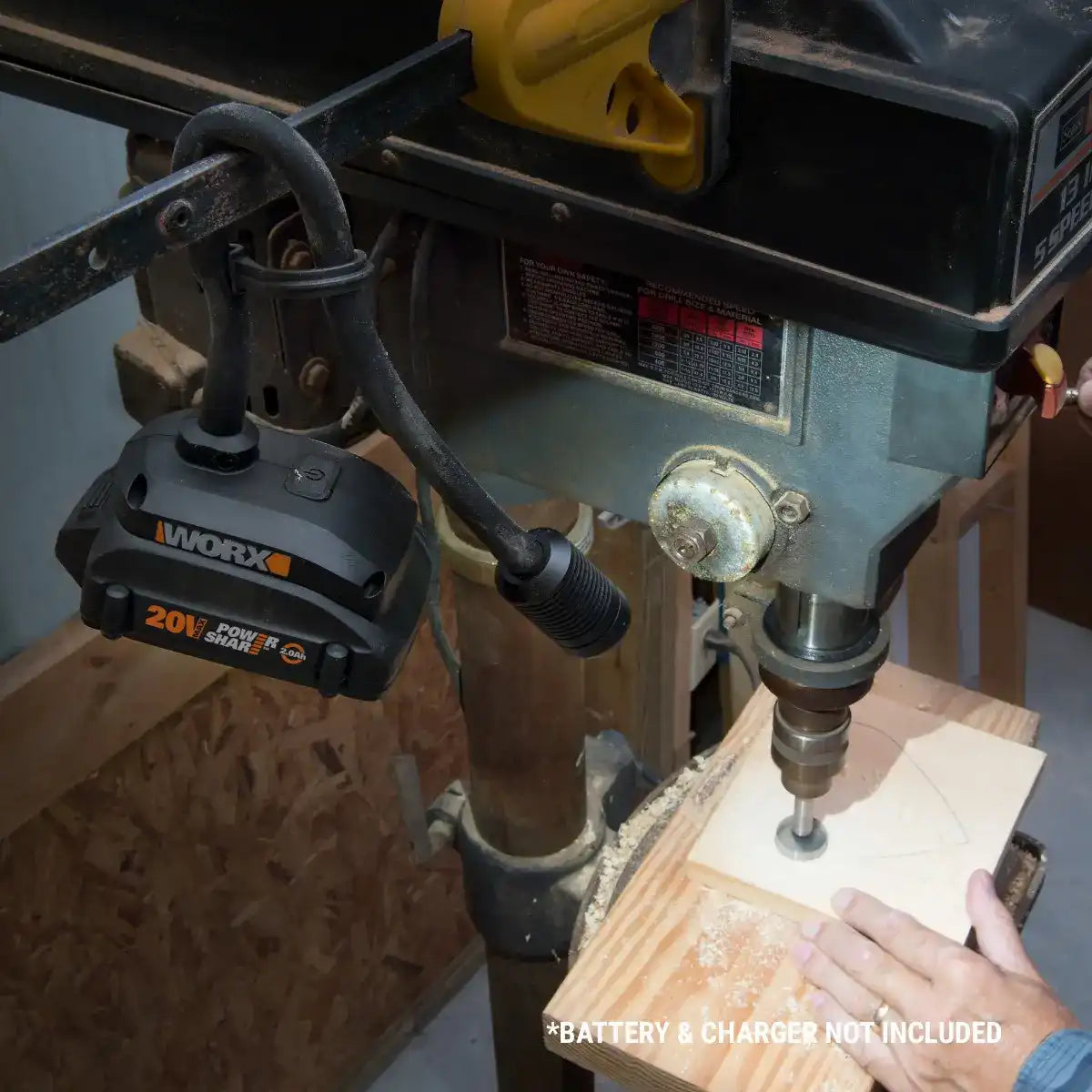 20V Power Share Flexible LED Light - Tool Only (Discontinued)