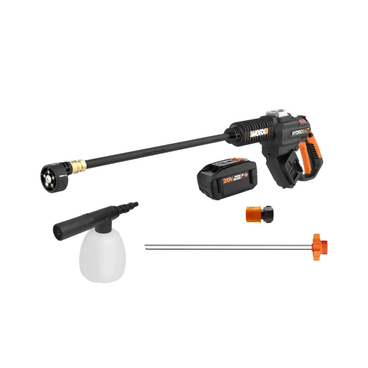 20V Power Share Hydroshot Portable Power Cleaner w/ Cleaning Accessories and 4.0Ah Battery