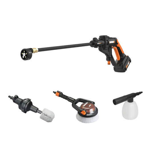 20V Power Share Hydroshot Portable Power Cleaner Automotive & Boat Cleaning Bundle