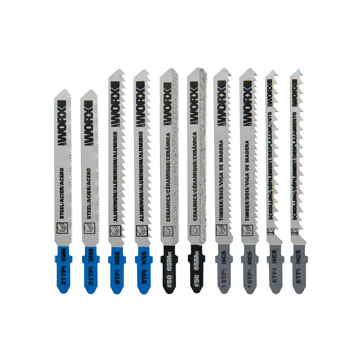 BladeRunner 10pc T-Shank Blade Assortment