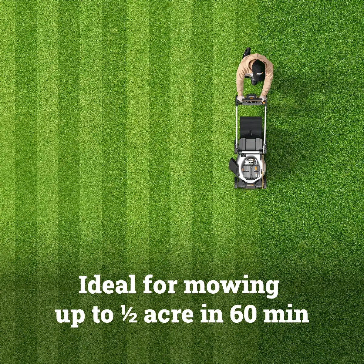 80V 21” brushless self-propelled lawn mower