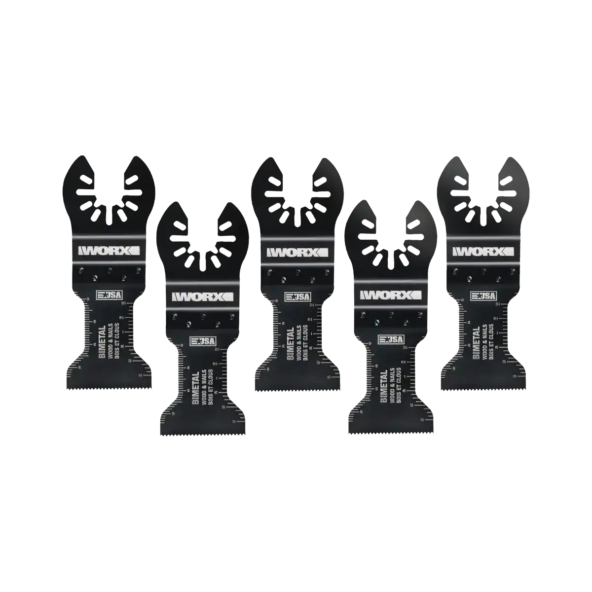 Bi-metal End Cut Oscillating Blades - 5 pack (Discontinued)