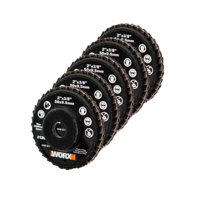 2" MAKERX 120G Flap Sanding Wheels (5PC)