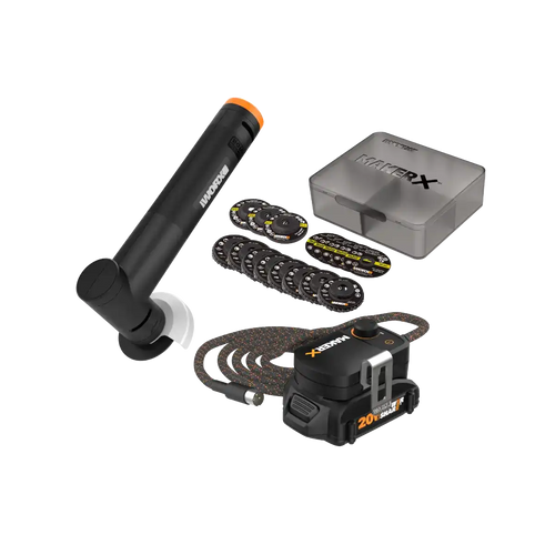 20V MAKERX Angle Grider Crafting Tool Kit + 18 Accessories