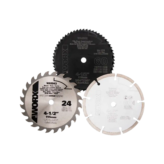 4-½" 3pc WORXSAW Blade Kit