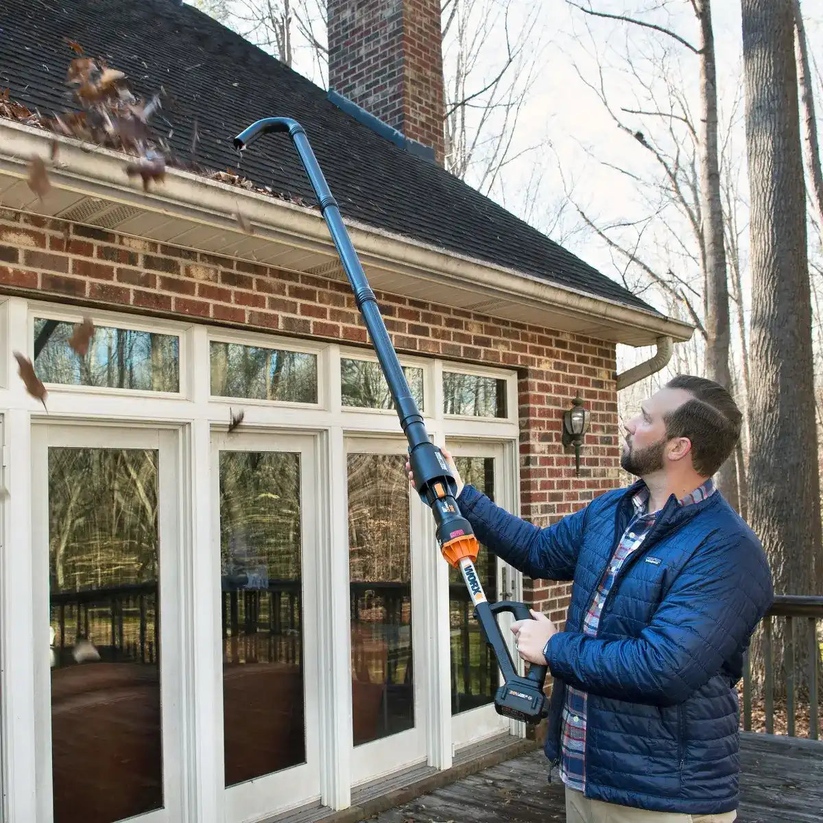 20V Brushless LEAFJET Cordless LeafJet leaf blower with Gutterpro Attachment (Discontinued)
